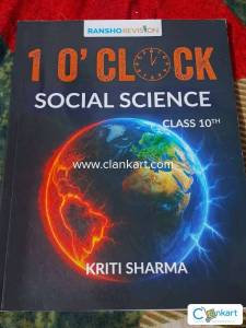 1:00 CLOCK SOCIAL SCIENCE BOOK