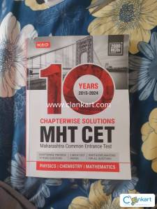 10 (2015-2024) Years Chapterwise Solutions MHT CET for PCM , 2000+ MCQ