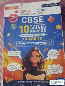 10 Previous Year solved paper oswaal book Class Xth till 2024