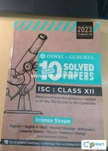 10 Years Solved Question Papers ISC : CLASS 12