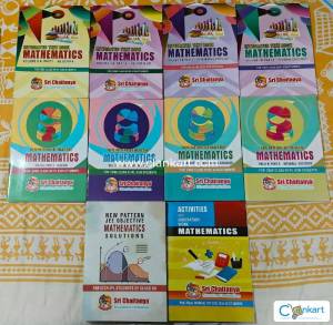 10 books Sri Chaitanya Educational Institutions Maths for Class 12