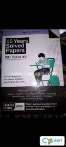 10 year solved papers ISC 2026 by oswal
