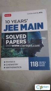 10 years JEE MAIN SOLVED PAPERS by MTG
