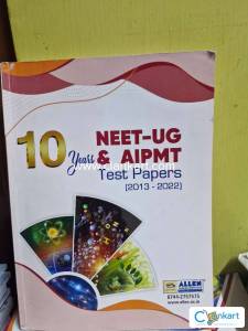 10 years NEET UG & AIPMT Test papers