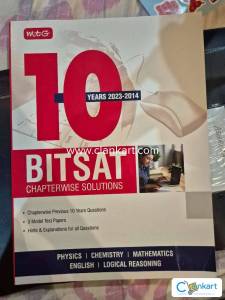 10 years bitsat chapterwise solutions PC. ENGLISH LOGICAL REASONING