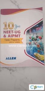 10 years neet UG papers book