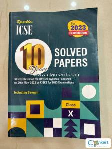 10 years solved paper for 10th ICSE Board exam