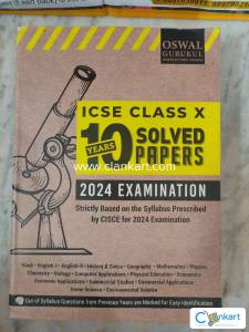 10 years solved papers ICSE Class X