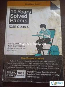 10 years solved papers for class 10