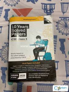 10 years solved papers icse class 10