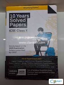 10years solved paper cicse class 10