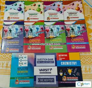 11 books Sri Chaitanya Educational Institutions Chemistry for Class 12
