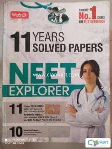 11 years solved papers *NEET EXPLORER*