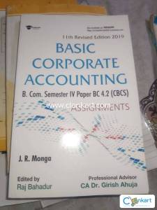 11th revised edition 2019 Basic corporate Accounting B-com