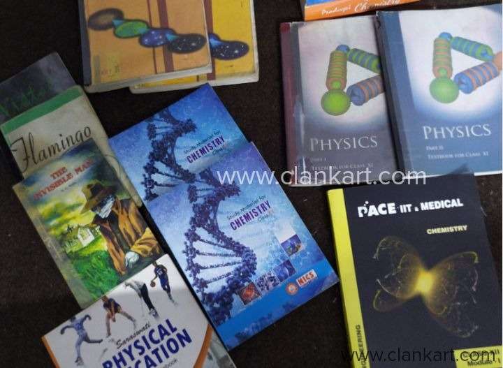12TH AND 11 NCERT BOOKS PCB ENGLISH AND PHYSICAL EDU REFERENCE BOOKS