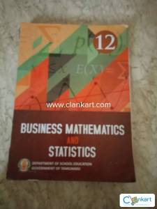 12th Business Maths and Statistics state board tamilnadu textbook