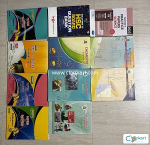 12th HSC books and paper solutions of English, Physics, Chemistry and