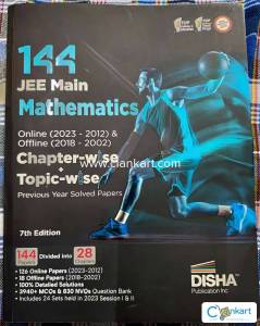 144 Jee mains Mathematics pyq book in excellent condition for sale