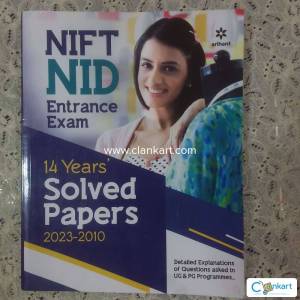 14 Years' Solved Papers for NID, NIFT Entrance Exam