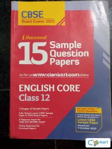 15 SAMPLE QUESTIONS PAPER ENGLISH CORE CLASS 12