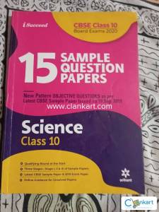 15 Sample Question Paper Science Class 10th CBSE 2019-2020