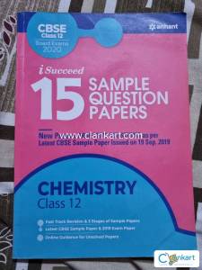 Arihant 15 Sample Question Papers Chemistry Class 12th CBSE 2019-2020