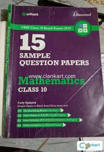 15 Sample Question Papers Mathematics for Class 10 CBSE