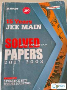 15 YEARS JEE MAIN PREVIOUS YEAR QUESTION SOLVED PAPERS