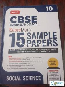 15 sample papers of social science for class 10 CBSE by MTG