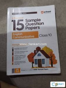 15 sample question papers english communicative class 10 arihant 2024
