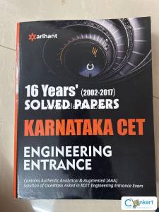 16 Years solved papers Karnataka CET Engineering Entrance