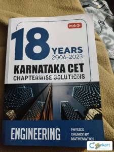 18 years 2006-2023 Karnataka cet chapter wise solutions