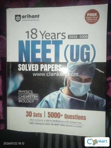 18 years NEET (UG) SOLVED PAPERS