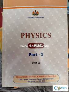 1st  and 2nd PUC physics text