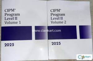 2025 CIPM Level 2 Curriculum Volume 1 & 2
