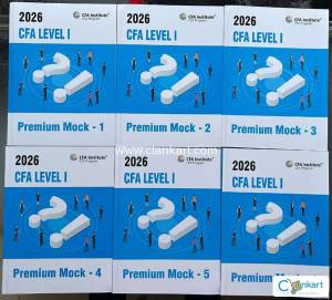 2026 CFA Level 1 Premium Practice Pack and Mocks Total books of 11