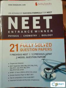 21 Fully solved question papers for NEET