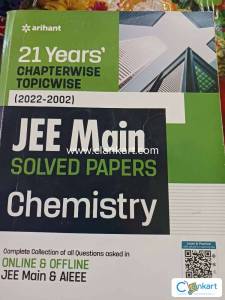 21 Years Chapterwise Topicwise JEE Main Solved Papers Chemistry