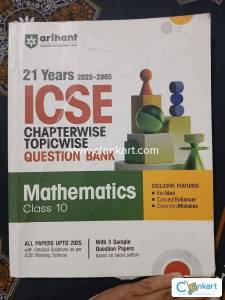 21 years Maths Question Bank Arihant ICSE Class 10