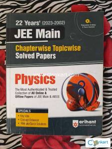 Physics Arihant Jee main Physics chapterwise, Solved PYQs (2002-2023)