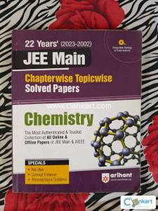 Arihant Chemistry Jee mains PYQs Chapterwise solved