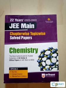 22 years JEE main chapterwise chemistry solved paper solutions