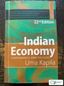 22nd Edition Indian Economy PERFORMANCE AND POLICIES by Uma Kapila