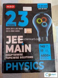 23 years JEE MAIN chapterwise topicwise solutions