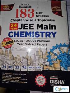 24 year JEE MAIN CHEMISTRY BOOK