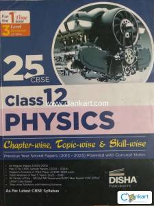 25 cbse class 12 physics, disha publication