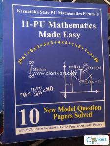 2 PUC Mathematics Made Easy
