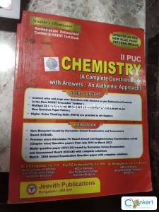 2nd PUC Chemistry Jeevith Publications