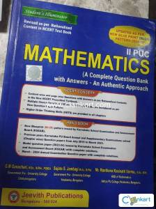 2nd PUC Maths Jeevith publication