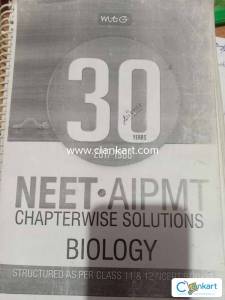 30 years Neet aipmt chapter wise  solution biology